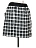 Aqua Houndstooth Black Casual Skirt Size S - photo 2