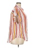 Torrid Stripes Orange Short Sleeve Blouse Size 2X Plus (2) - photo 4