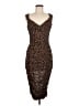 Majorelle Animal Print Brown Cocktail Dress Size M - photo 1