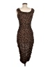 Majorelle Animal Print Brown Cocktail Dress Size M - photo 2