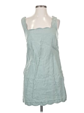 ganni green wrap dress Unique Vintage Emerald Cotton Jaquard Swing Dress main image 1