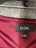 MSK Burgundy Casual Dress Size L - photo 7