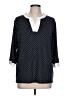 Flora Nikrooz Blue 3/4 Sleeve T-Shirt Size L - photo 1