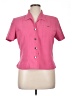 Rafael 100% Polyester Pink Short Sleeve Blouse Size 14 - photo 1