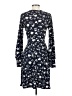 Kaileigh Print Blue Casual Dress Size S - photo 2