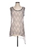 Unbranded 100% Polyester Gray Sleeveless Top Size L - photo 1