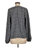 Ann Taylor LOFT Gray Long Sleeve Blouse Size M - photo 2