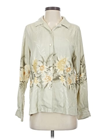 Tommy Bahama Long Sleeve Silk Top (view 1)