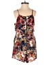 Love Tree 100% Rayon Floral Red Blue Romper Size M - photo 1