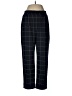 A New Day Plaid Black Casual Pants Size M - photo 1