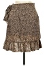 Shein Animal Print Brown Casual Skirt Size 2 - photo 2