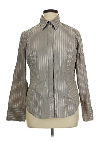 New York & Company Long Sleeve Button-Down Shirt (view 1)