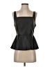 BCBGMAXAZRIA 100% Polyurethane Black Sleeveless Top Size S - photo 1