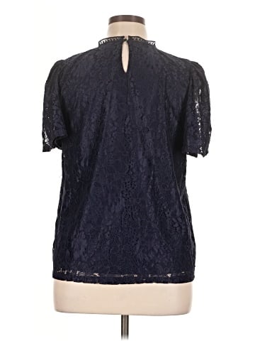 Cable & Gauge Short Sleeve Blouse (view 2)