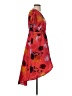 Angie 100% Polyester Floral Red Casual Dress Size S - photo 4