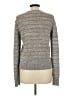 Free People Chevron-herringbone Gray Pullover Sweater Size L - photo 2