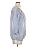 J.Crew 100% Cotton Blue 3/4 Sleeve Blouse Size S - photo 4