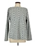 Lands' End 100% Polyester Polka Dots Gray Pullover Sweater Size L - photo 1