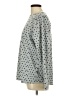 Lands' End 100% Polyester Polka Dots Gray Pullover Sweater Size L - photo 5