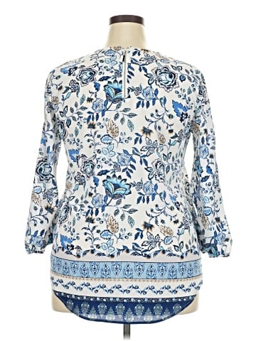 Fourteenth Place 3/4 Sleeve Blouse (view 2)
