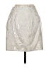 Significant Other Metallic Ivory Silver Formal Skirt Size 4 - photo 2
