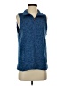 Lands' End 100% Polyester Blue Vest Size S - photo 1