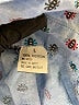 Assorted Brands 100% Cotton Hearts Blue Long Sleeve Blouse Size L - photo 7