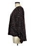 West Kei 100% Polyester Black 3/4 Sleeve Blouse Size M - photo 5