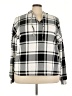 Meri Skye Plaid Silver Pullover Sweater Size 3X - photo 1