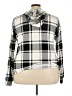 Meri Skye Plaid Silver Pullover Sweater Size 3X - photo 2