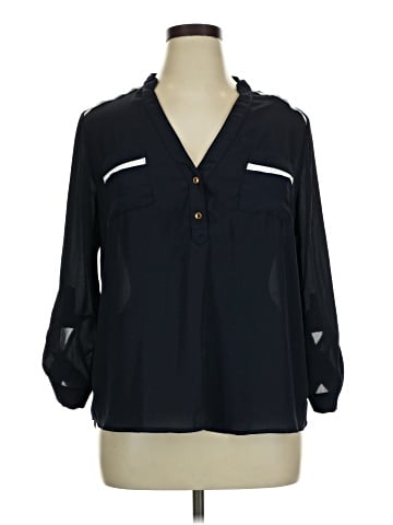 papermoon designed exclusively for Stitch Fix 3/4 Sleeve Blouse (view 1)