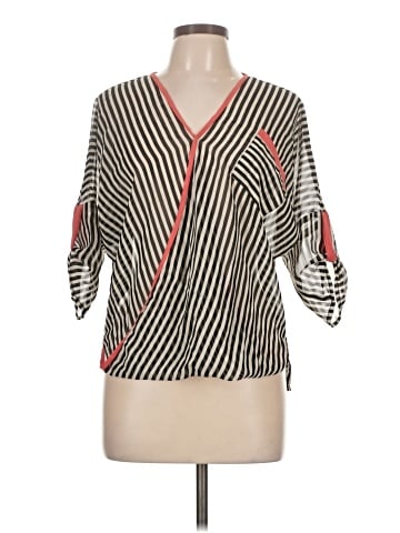 Fashion Web 3/4 Sleeve Blouse (view 1)