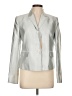 Michael Kors Metallic Silver Blue Blazer Size 10 - photo 1