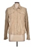 Ecru 100% Leather Tan Leather Jacket Size L - photo 1
