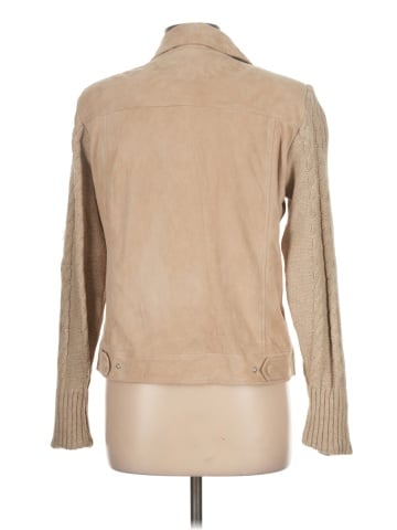 Ecru Leather Jacket (view 2)