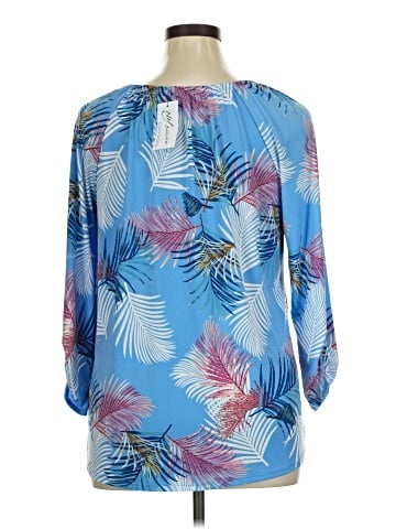 NY Collection 3/4 Sleeve Blouse (view 2)