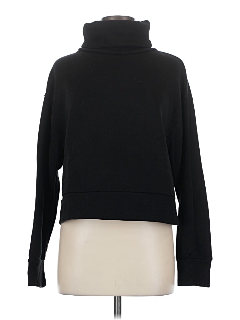 Pre-owned Zara Turtleneck Sweater In Black