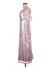 Let Me Be 100% Polyester Silver Cocktail Dress Size M - photo 5