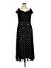 Alexa B 100% Polyester Stars Black Cocktail Dress Size 16 - photo 1