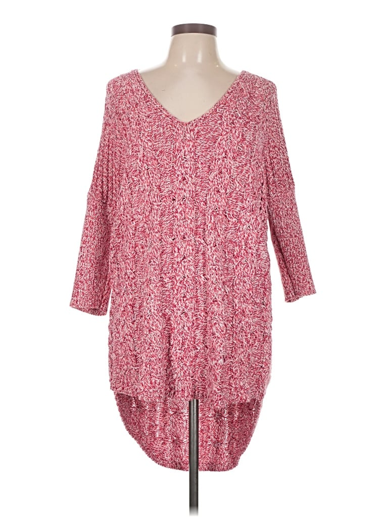 Pre-owned Express Cardigan Sweater In Pink