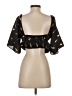 Tularosa 100% Polyester Black 3/4 Sleeve Blouse Size XXS - photo 2