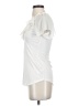 Express 100% Rayon White Short Sleeve Top Size S - photo 5