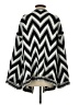 Unbranded 100% Polyester Chevron-herringbone Black Cardigan Size S - photo 2