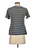 Unbranded Stripes Ivory Short Sleeve Turtleneck Size S - photo 2