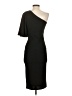 Quiz Solid Black Cocktail Dress Size 4 - photo 2