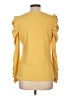 Shein Yellow Long Sleeve Top Size 12 - photo 2
