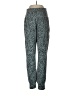 Athleta Animal Print Teal Sweatpants Size M - photo 1