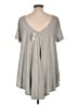 Eri + Ali Gray Short Sleeve Top Size L - photo 2