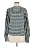 Assorted Brands 100% Polyester Print Blue Long Sleeve Blouse Size M (estimated) - photo 1