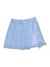 Unbranded 100% Cotton Solid Blue Skort Size S - photo 1